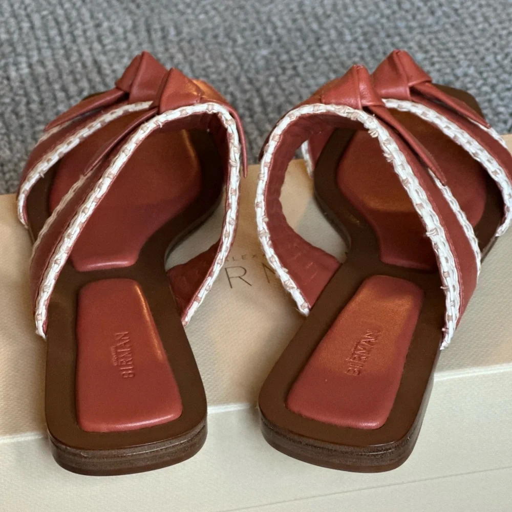 Alexandre Birman Brown and Cream Sandals - Picture 5 of 6